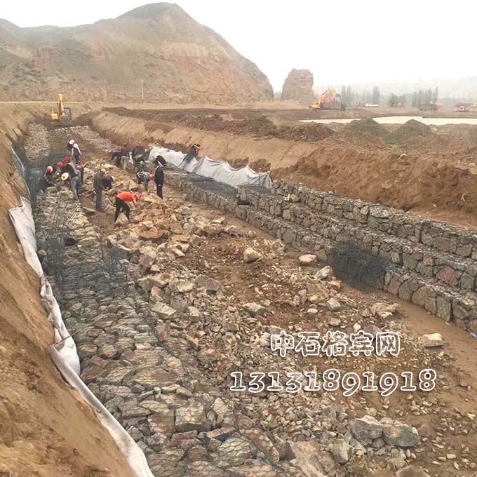 護(hù)堤鉛絲籠，護(hù)岸鉛絲籠13131891918