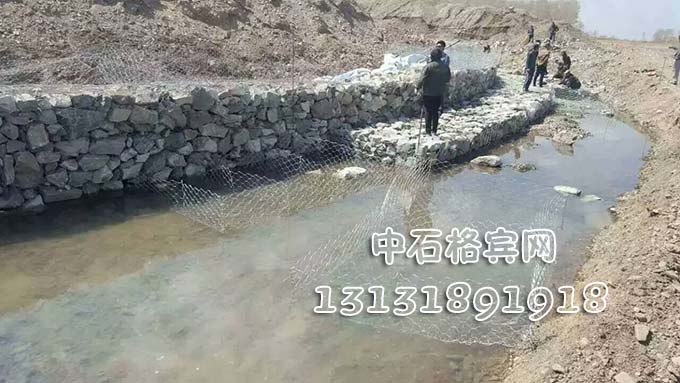 河道護(hù)岸鉛絲石籠